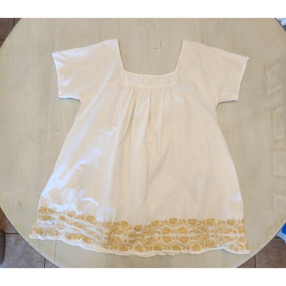 House of Harlow 1960 White Mini Dress Embroidered SZ Medium Summer - Picture 4 of 11